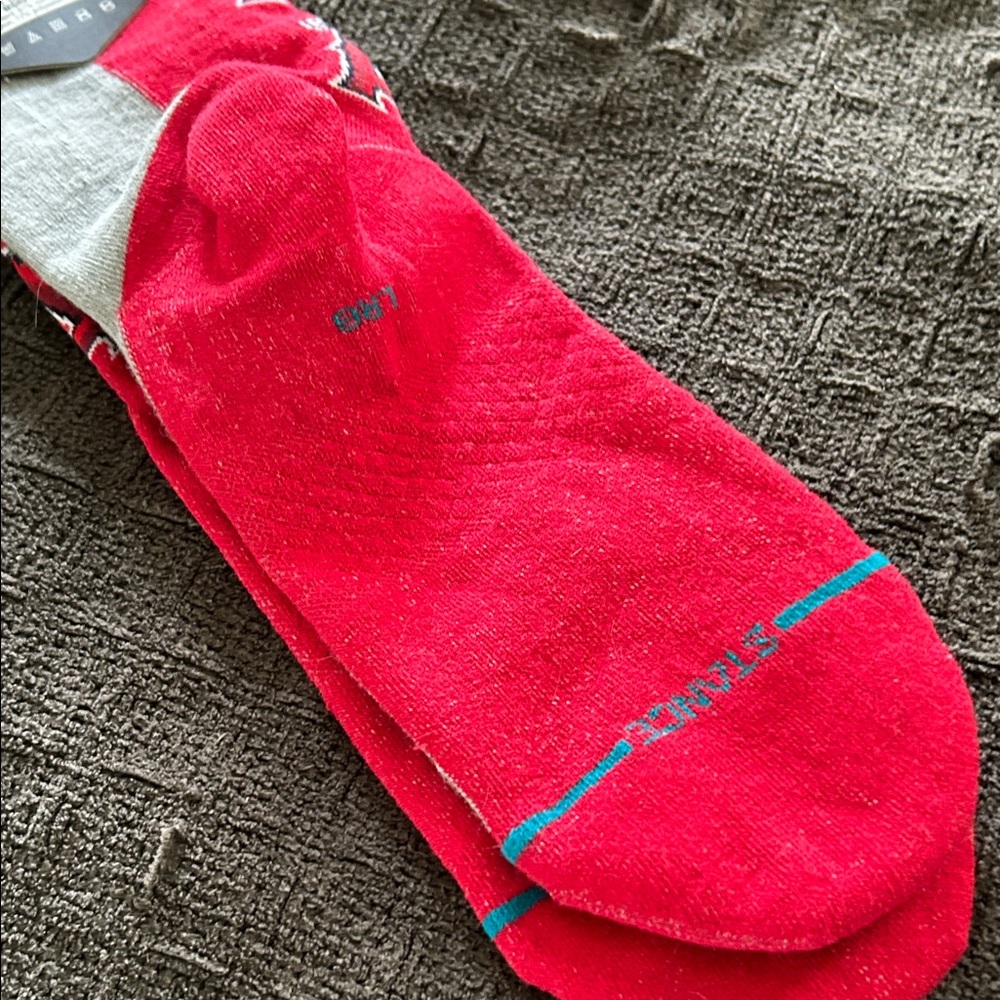 LA Angels Socks Stance Red and Gray - Picture 4 of 5